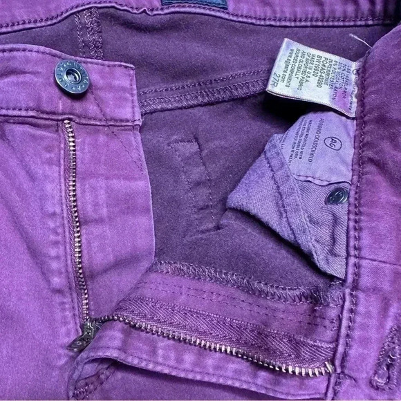 Adriano Goldschmied  Jeans The Prima Cigarette Leg Purple Size 27 - Picture 5 of 16